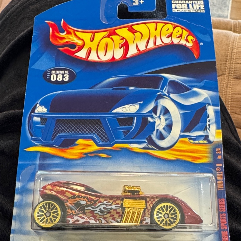 Hot Wheels Red and Gold Racing Car